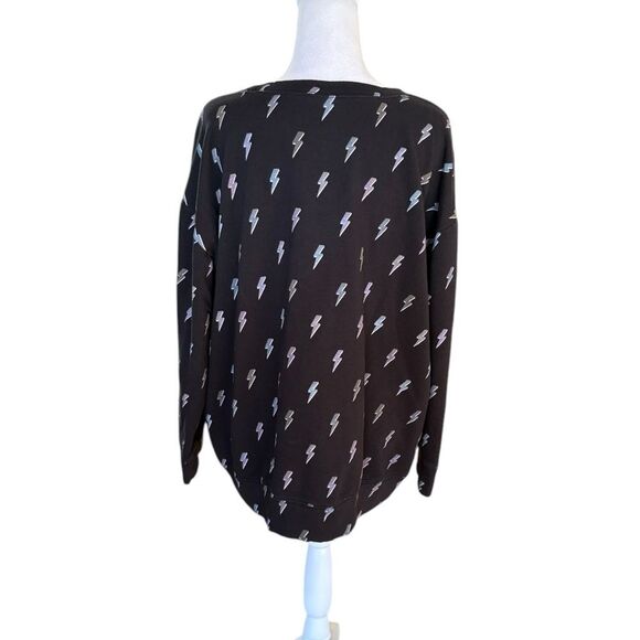 Torrid Sweatshirt Lightning Bolt Relaxed Super Soft Fleece Crew Neck Womens 1X - Picture 4 of 12